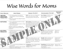 Load image into Gallery viewer, NEW! Wise Words for Moms Bundle (Expanded Edition for Parents & Teachers)