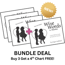 Load image into Gallery viewer, BUNDLE DEAL! Wise Words for Moms Bundle (Expanded Edition for Parents &amp; Teachers)

